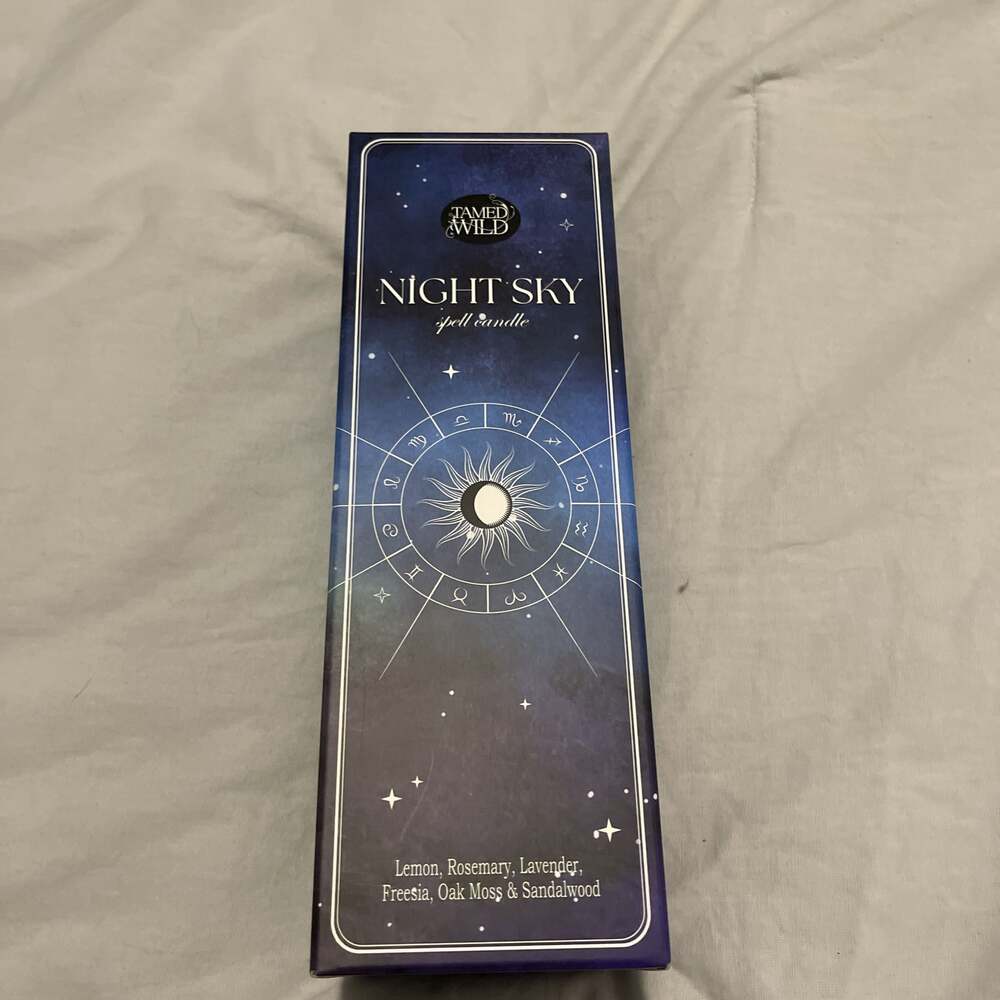 ✨ Night Sky Spell Candle | Moon Magic, Ritual Candle, Home Décor